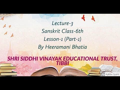 Sanskrit Class