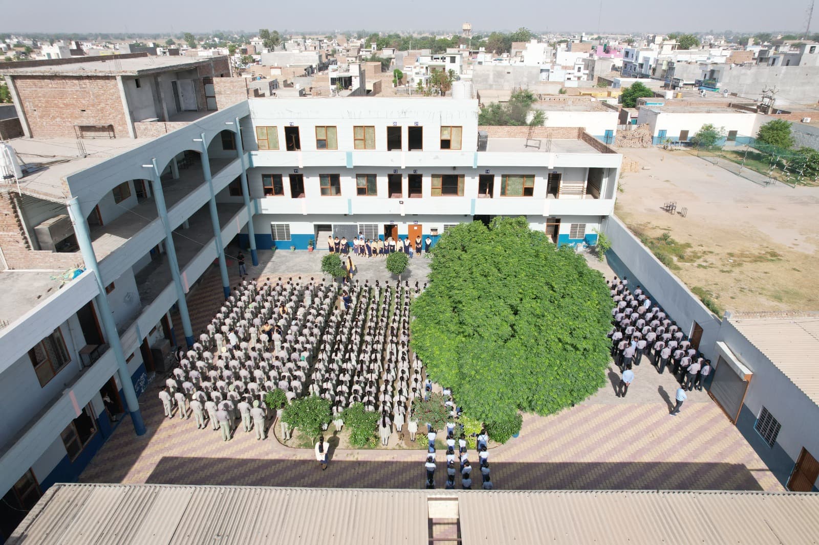 Campus assembly and school infrastructure